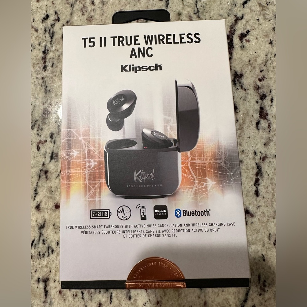 Klipsch T5 11 True Wireless Earbuds with Active Noise Canceling